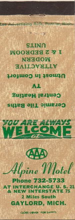 Alpine Court - Matchbook (newer photo)